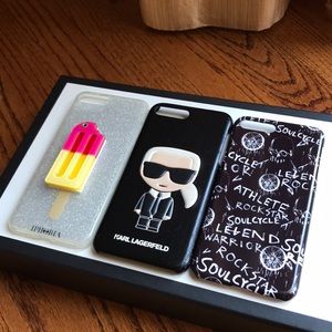 Karl Lagerfeld iPhone 7/8 Plus Case Bundle
